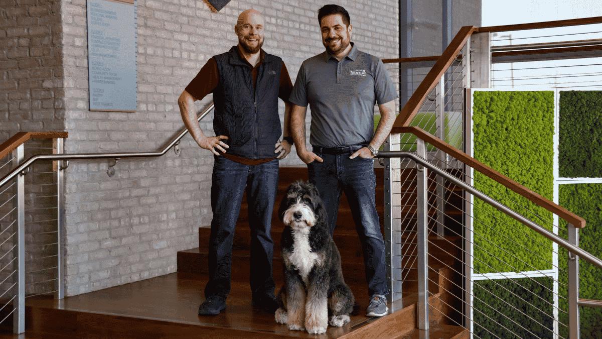 David & Kevin w Timber