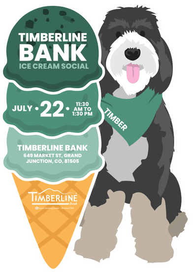 Timberline Ice Cream Social - Postcard Timberline Ice Cream Social - Postcard
